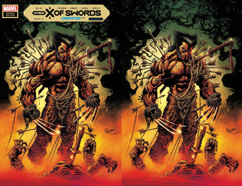 X of Swords Creation #1 - Kyle Hotz 2 Cover Set - LTD 1500