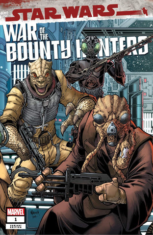 Star Wars: War of the Bounty Hunters #1 - Nauck Trade Variant - LTD 3000