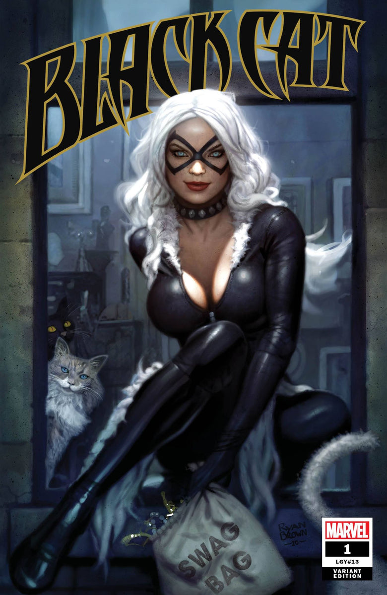 Black Cat #1 - Ryan Brown 2 Cover Set - LTD 1000 – Rubber City Comics