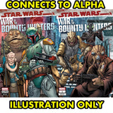 Star Wars: War of the Bounty Hunters #1 - Nauck 2 Cover Set - LTD 1000