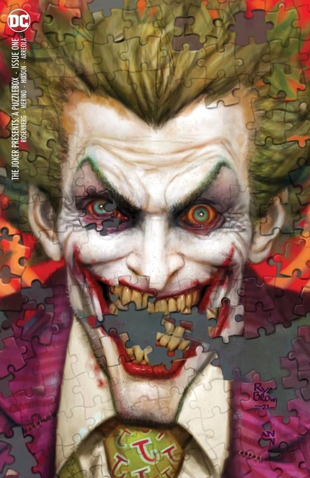 The Joker Presents: A Puzzlebox #1 - Ryan Brown 2 Cover Set