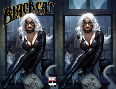 Black Cat #1 - Ryan Brown 2 Cover Set  - LTD 1000